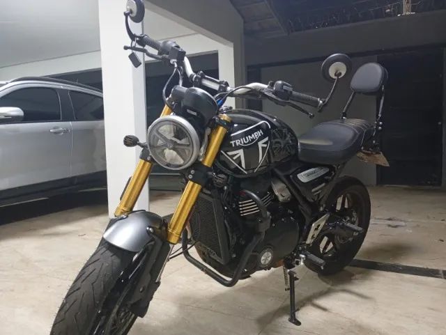triumph Speed 400 preta com 1.400km nova - Foto 4