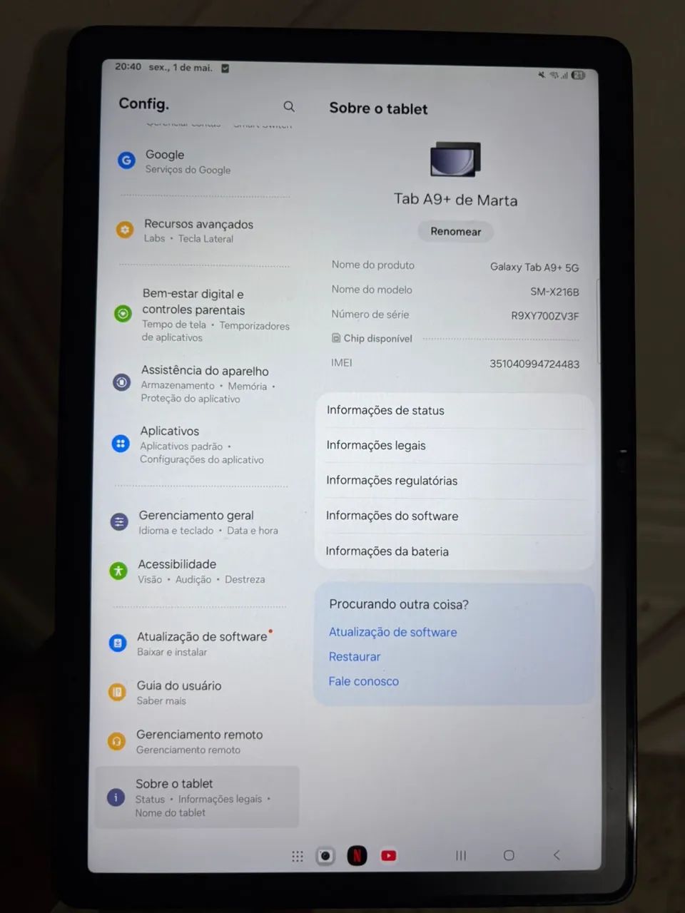 Samsung Galaxy Tab A9+ ? Ótimo estado - Foto 3