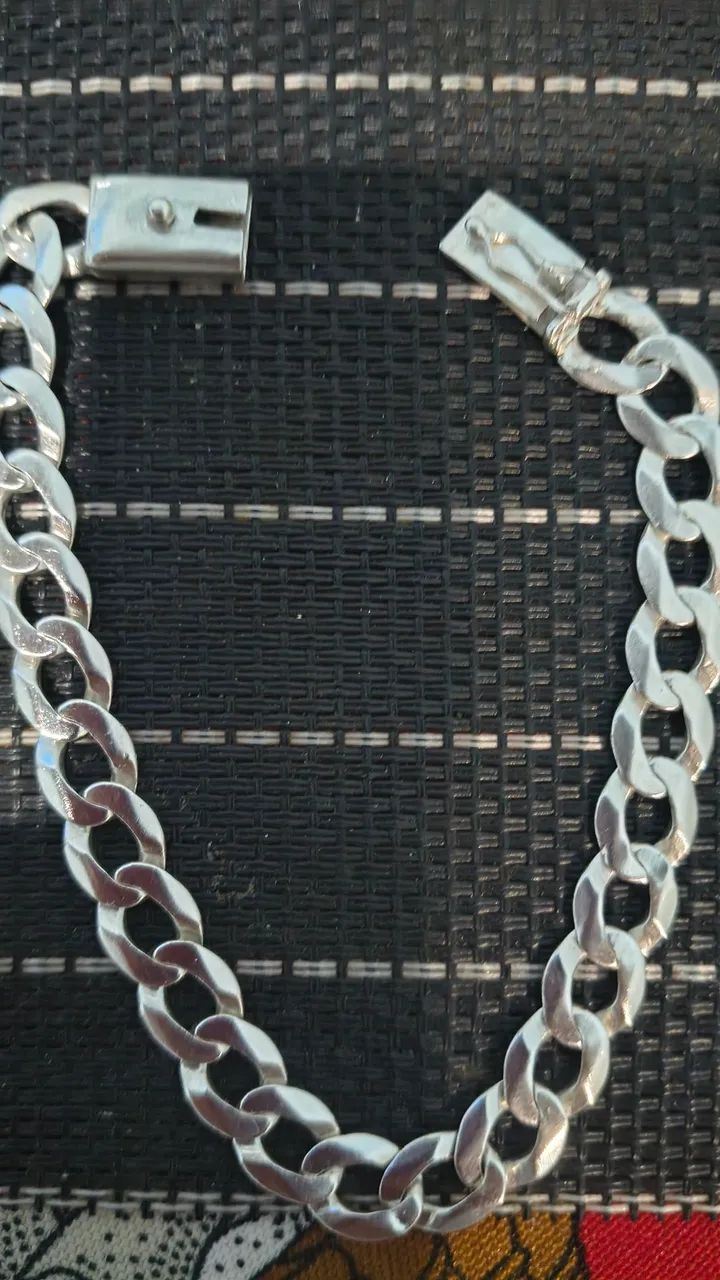 Pulseira de prata 8,5 melimetros 