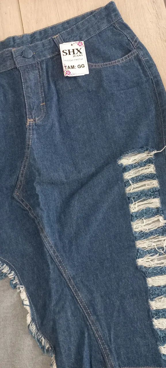 Duas saias jeans tam GG novas - Foto 4