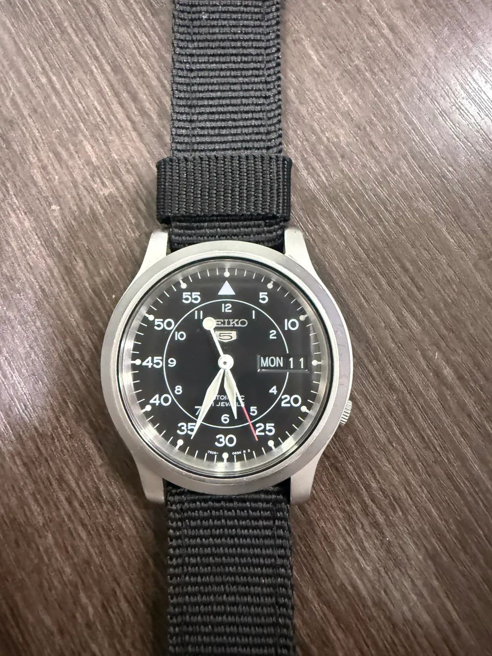 Relógio Seiko S5 automático 37mm militar  - Foto 5
