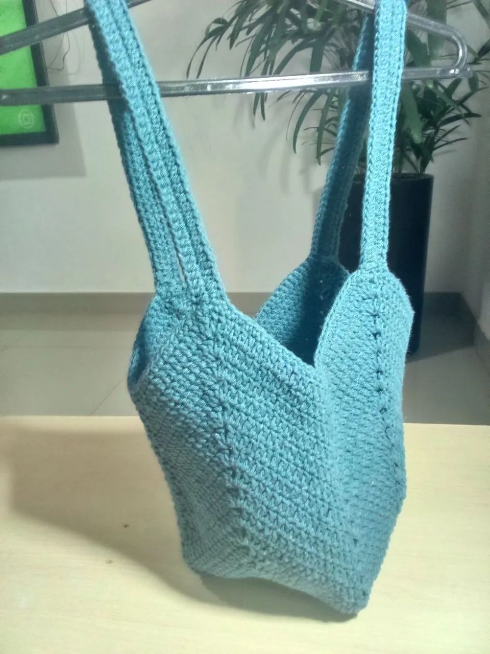 Bolsa ecobag de crochê feito a mão  - Foto 3
