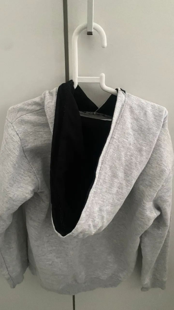 Blusa infantil de manga comprida e capuz - Foto 2