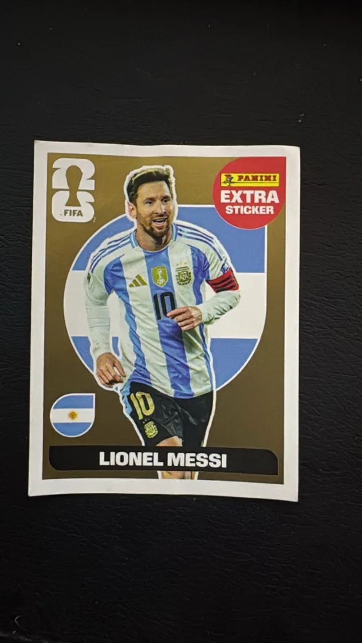 Kit Messi Gold + Mbappé Silver Extra Sticker Legend Panini Copa 2026 - Foto 2