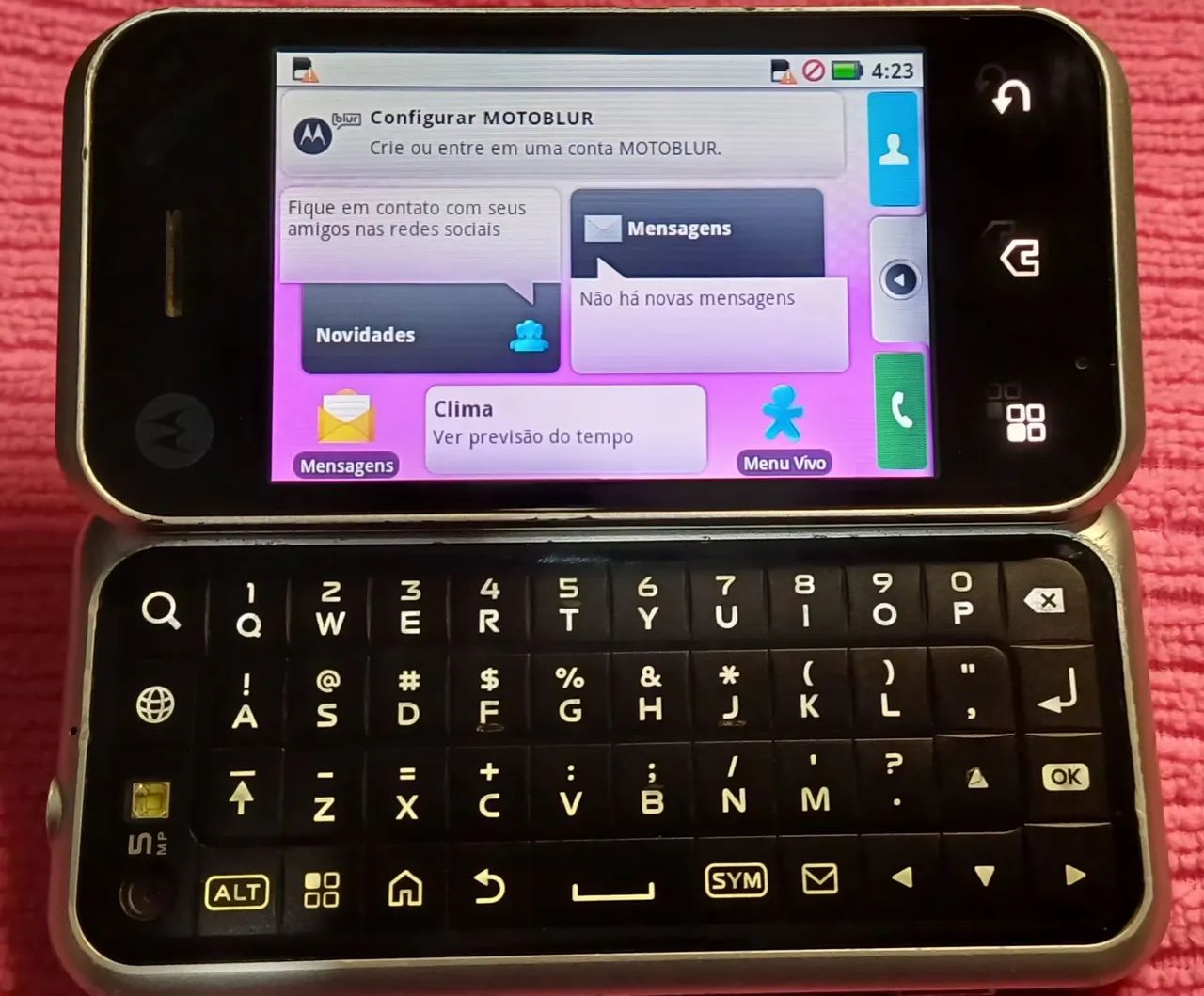 Celular Motorola Backflip 