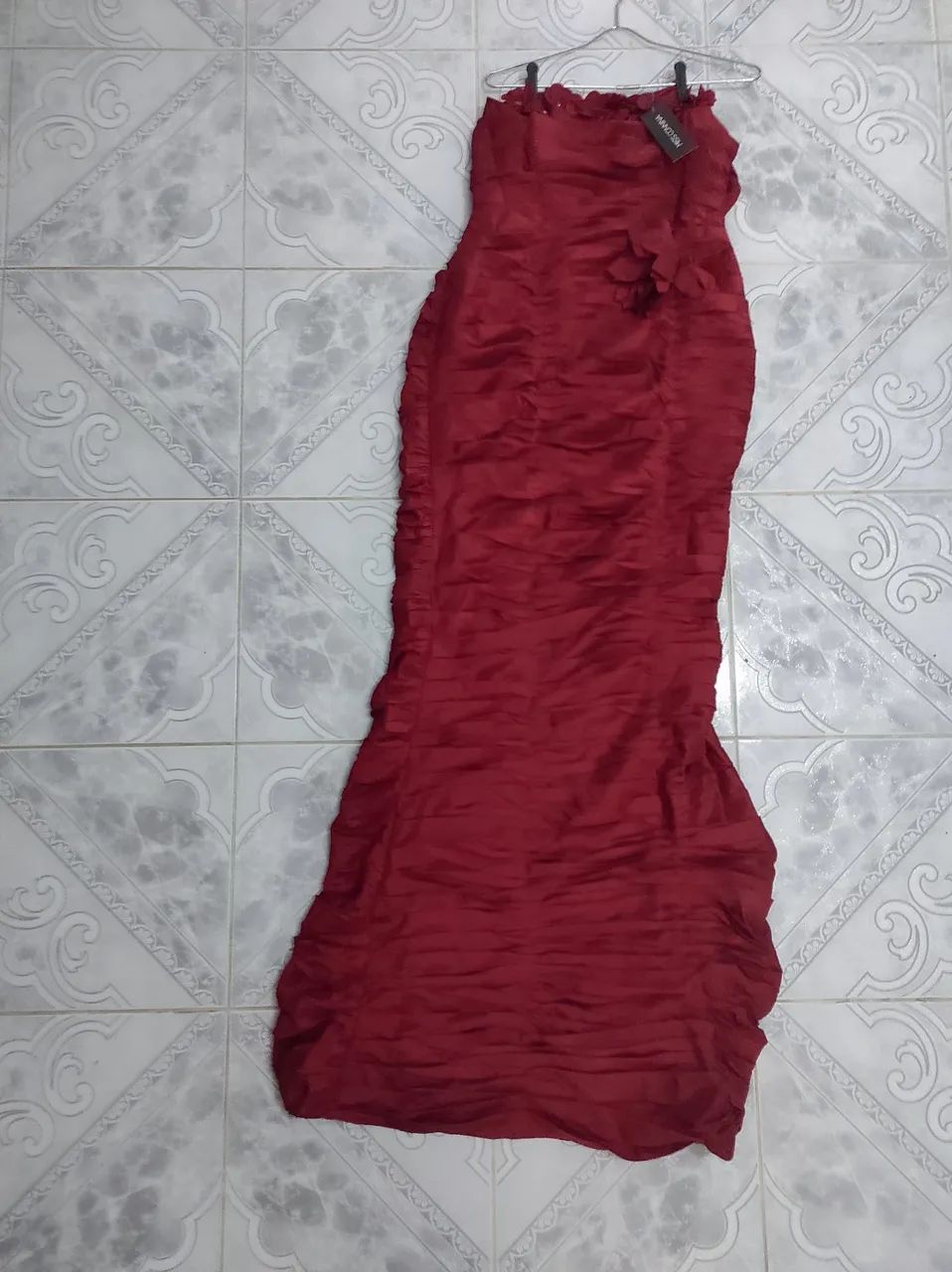 Vestido Longo Sereia Vermelho