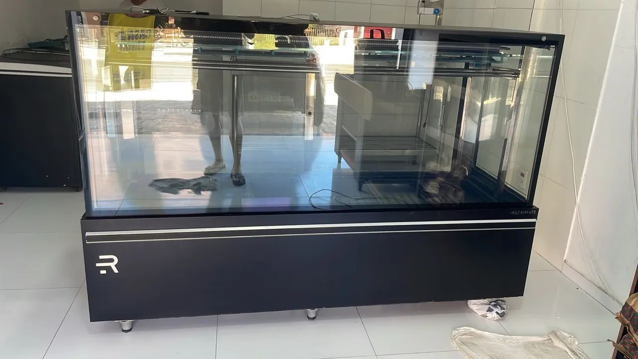 Balcão expositor de carne para açougue 