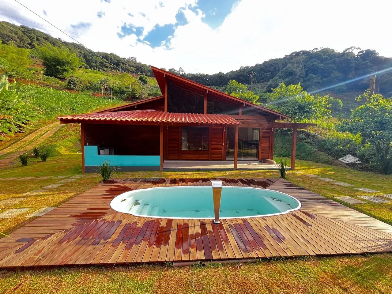 Chácara com casa nova em Marechal Floriano 