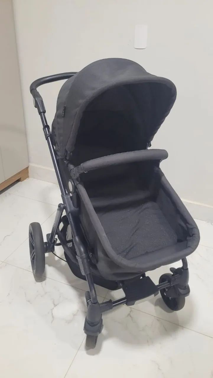 CARRINHO COSCO POPPY COMPLETO COM BEBÊ CONFORTO, BASE E COLCHÃO