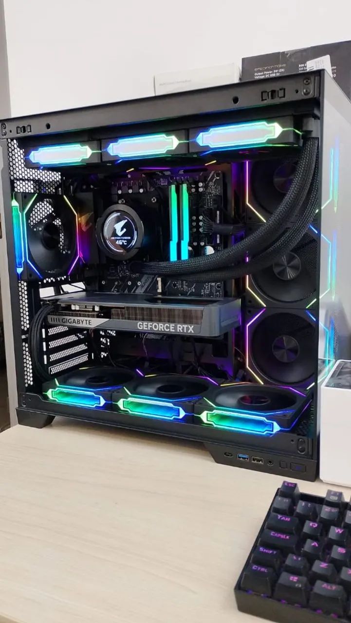 CPU Gamer Ryzen 7 5700x + RTX 5060 ( Sem Memória RAM )