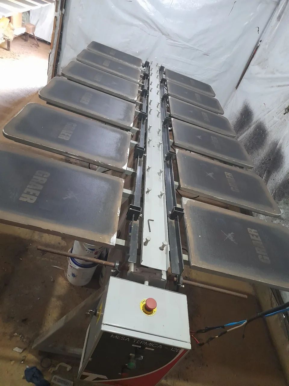 Mesa termica serigrafia 
