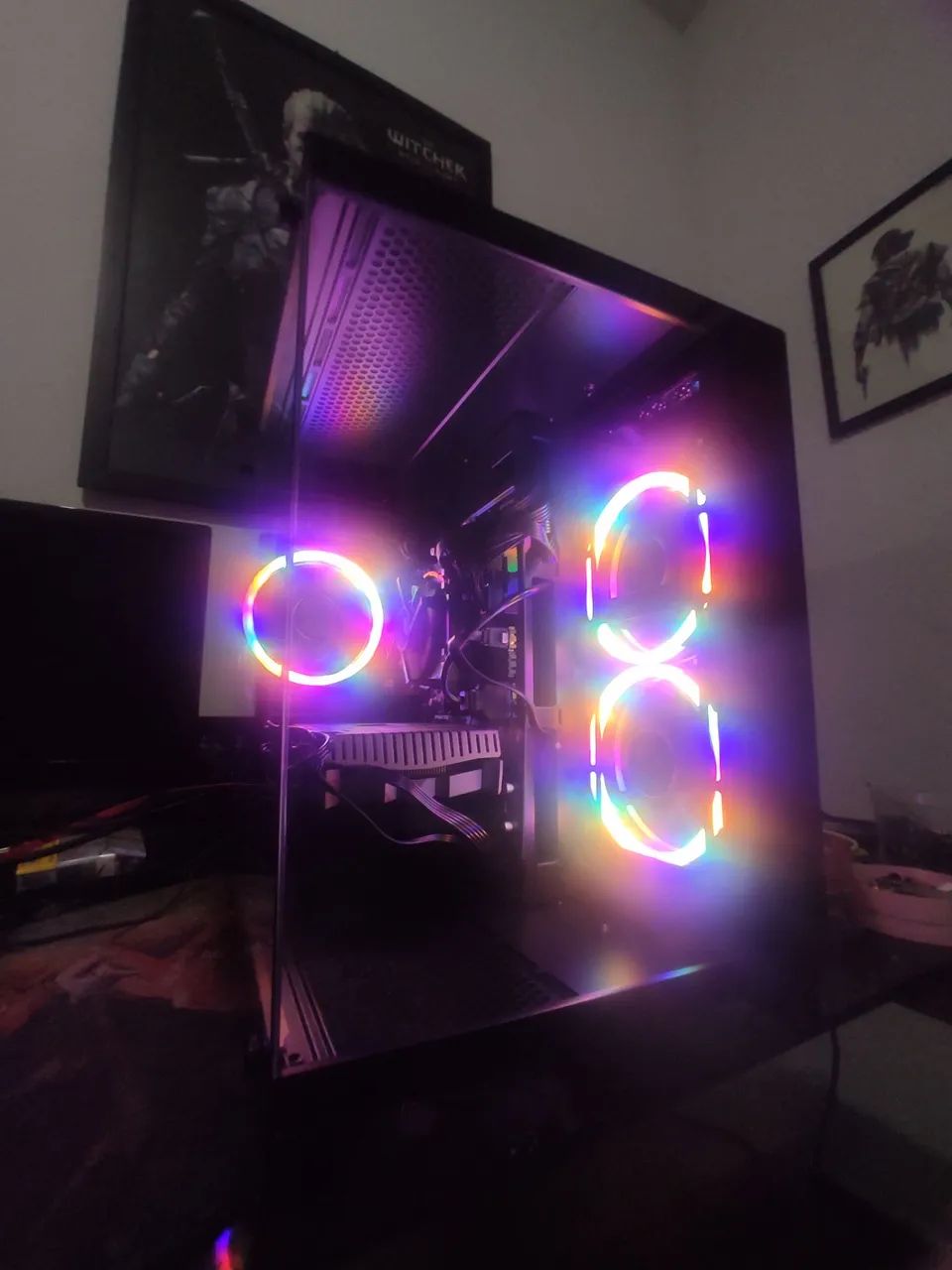 Pc gamer Ryzen 5 5500 + RTX RODA TUDO NO ULTRA  - Foto 4