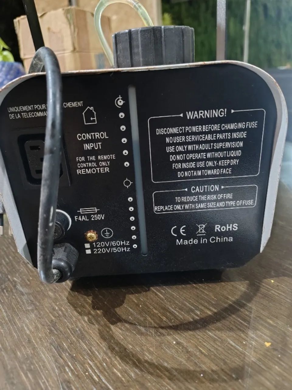 máquina de fumaça de 800W da marca Laser DJ - Foto 2