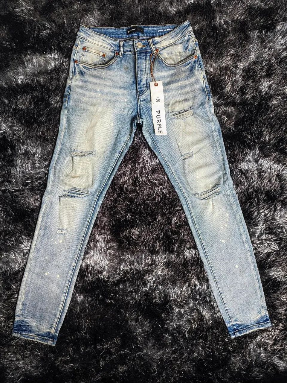 Purple jeans 