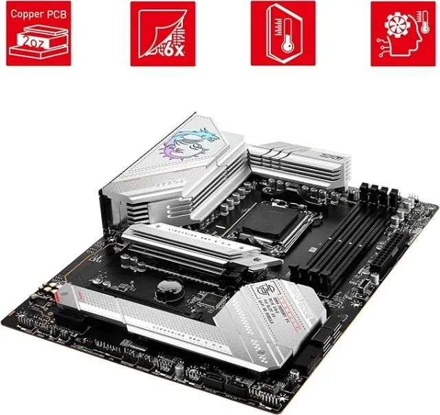Placa Mãe B650 MSI MPG EDGE WIFI - Foto 4