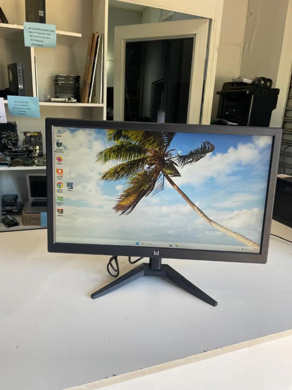 Monitor 19 polegadas mtec hdmi led hd+/ HDMI/VGA com garantia e nf - Foto 3
