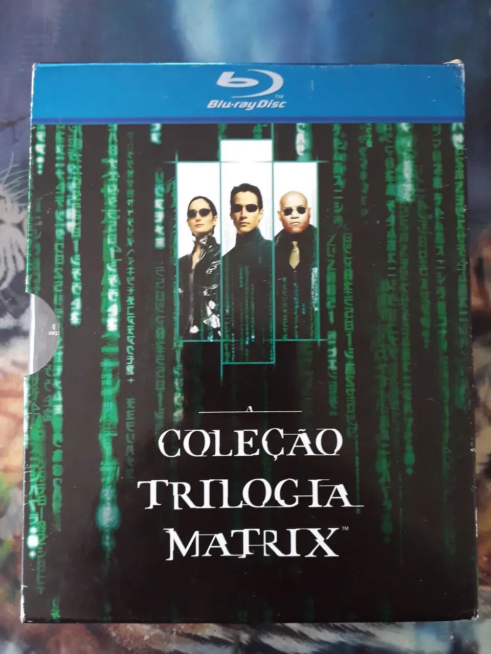  Trilogia Matrix em formato Blu-ray Disc.