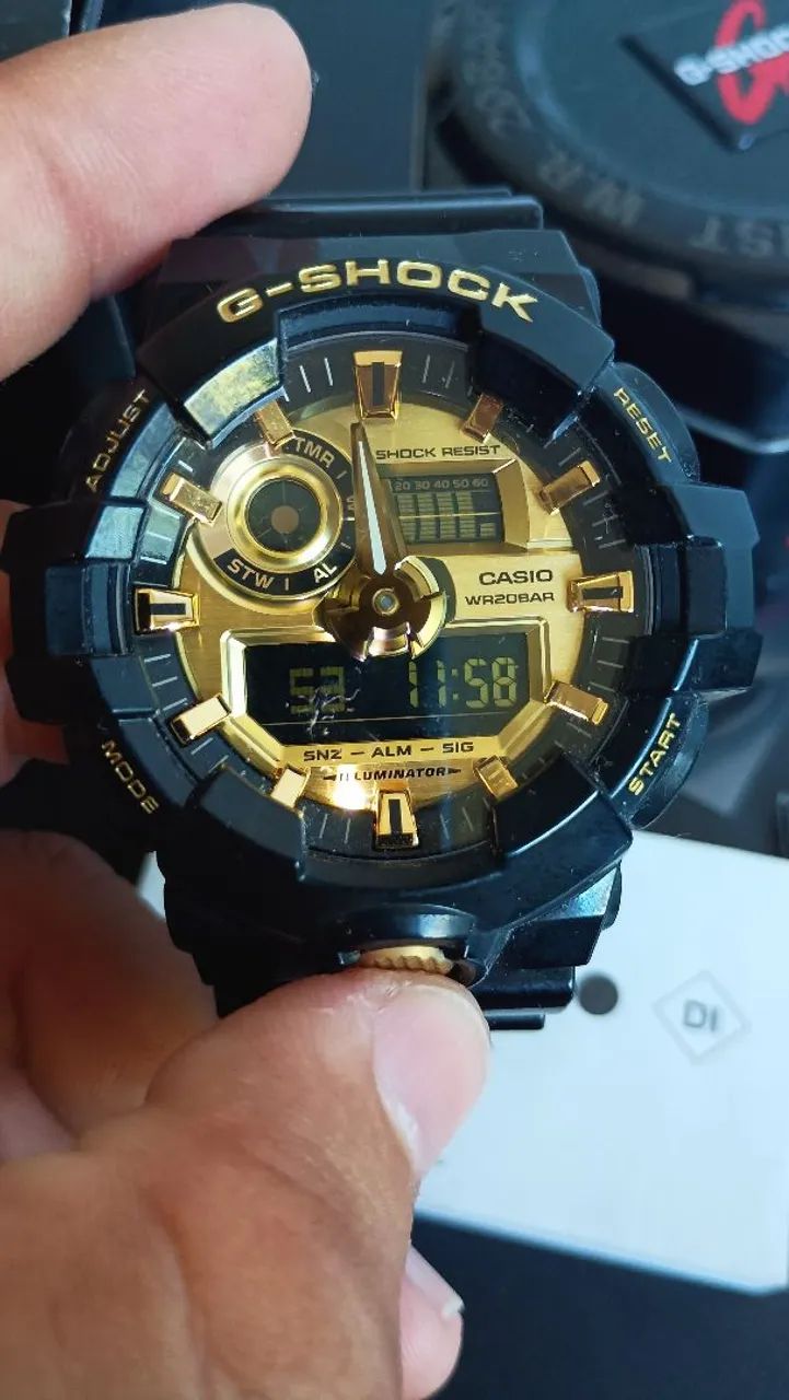 Relógio Casio G Shock Ga710gb-1adr - Foto 4