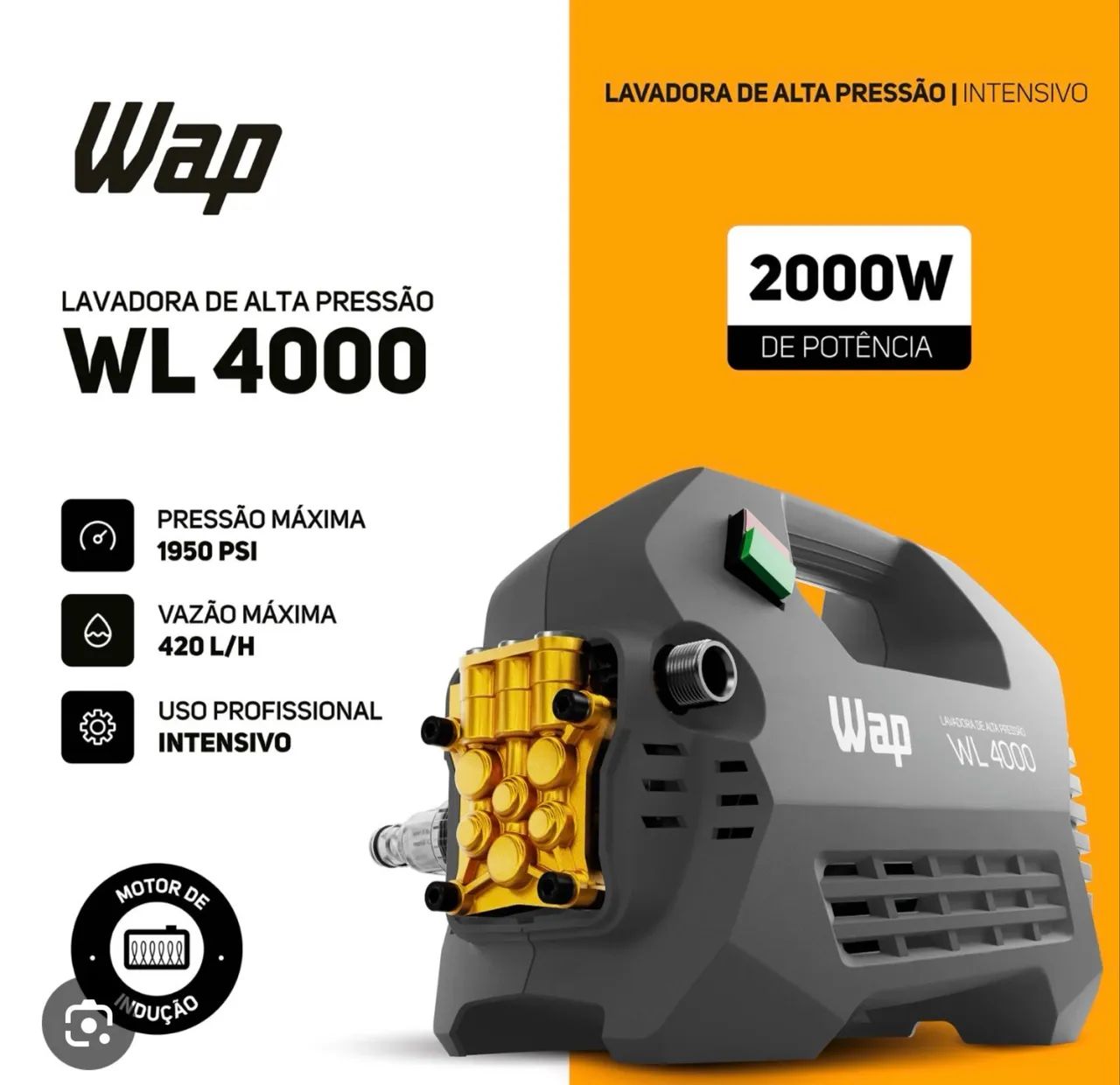 Lavadora Alta Pressão 2000W  WAP WL 4000 