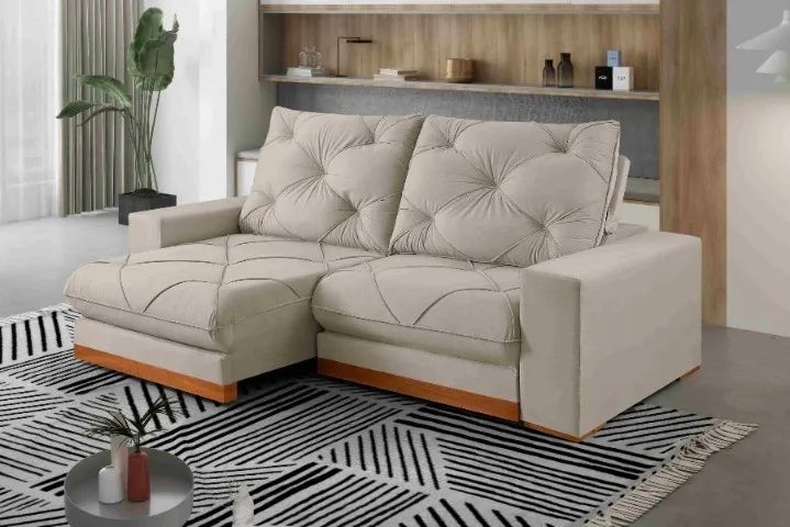 Sofá Retrátil e Reclinável Buzios 2.50m  Produto Novo!  Pronta Entrega!