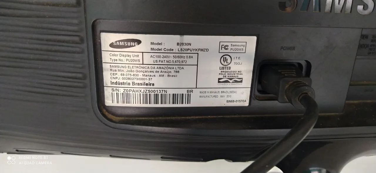 Monitor LG de 20 polegadas com vga bem conservado  - Foto 3