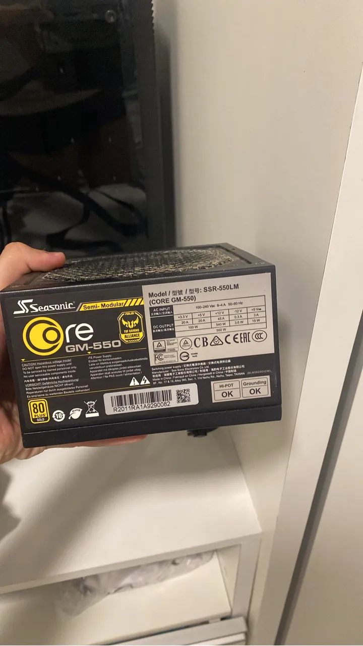 Fonte 550W 80 Plus