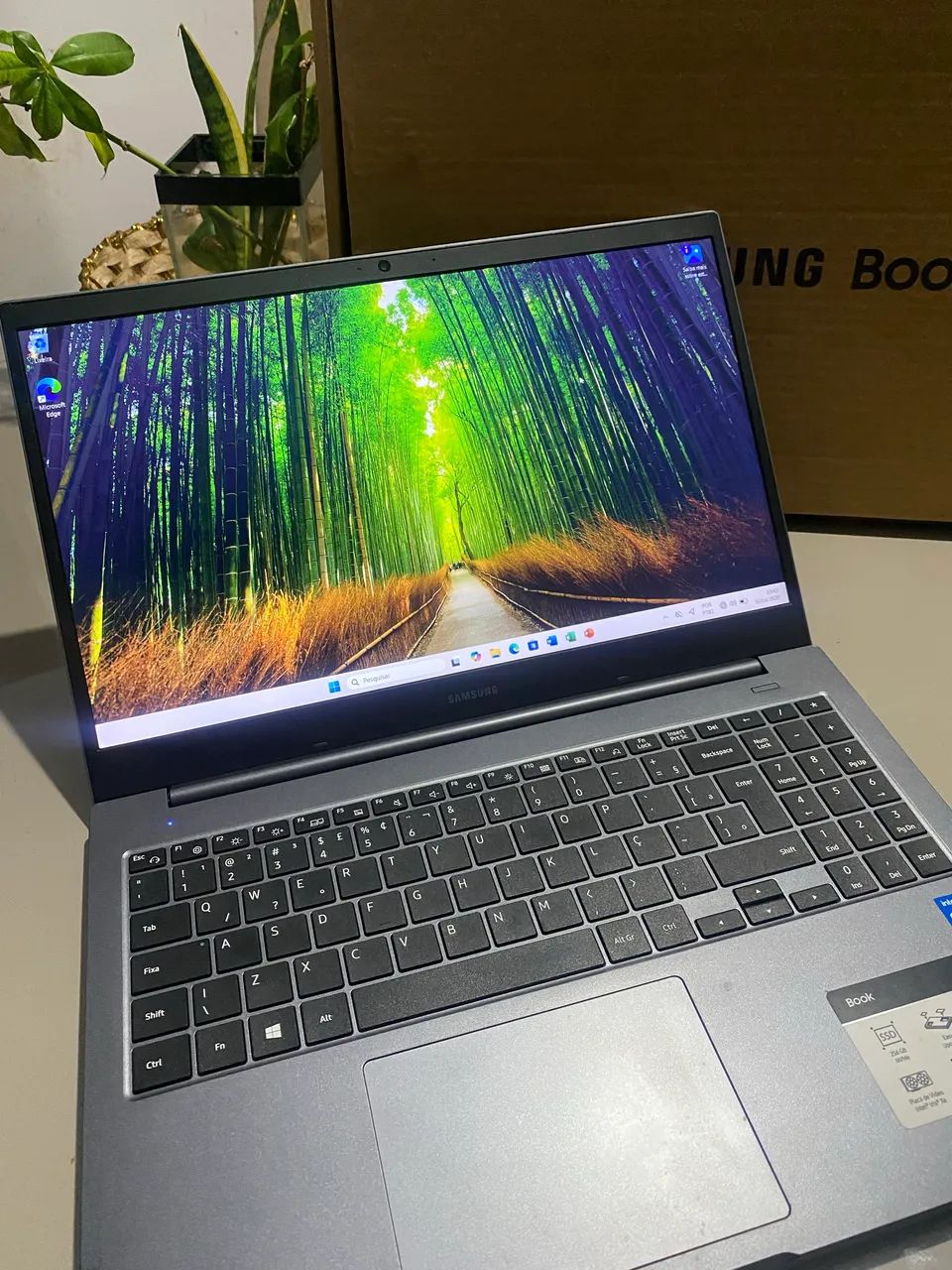 Samsung book core i5 11 geração SSD 256GB NVMe Placa de Vídeo iris