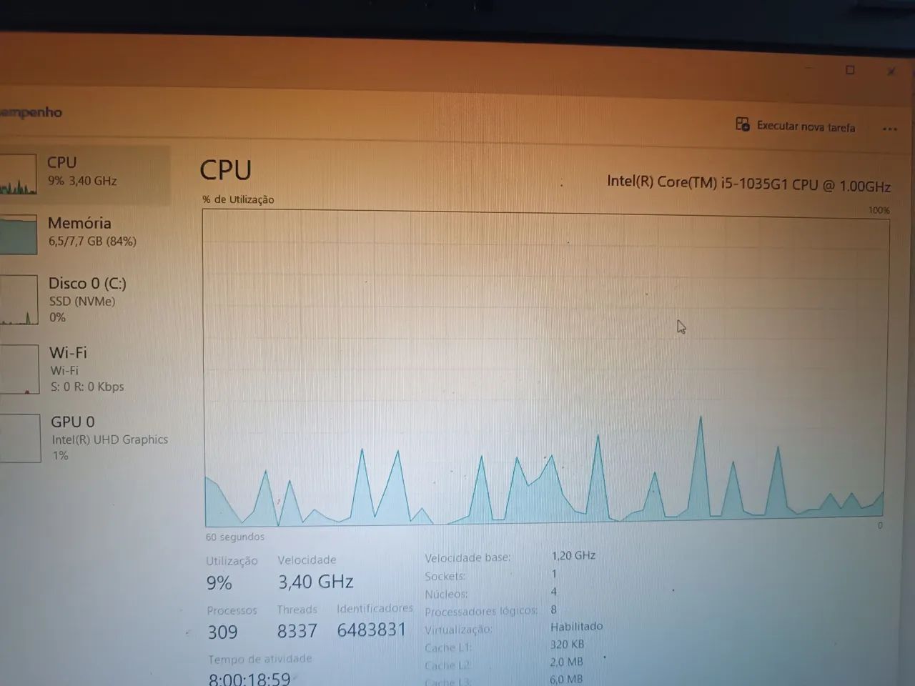 Notebook Asus i5 10-° geração 8G Ram 256 SSD PRA SAIR LOGO. - Foto 2