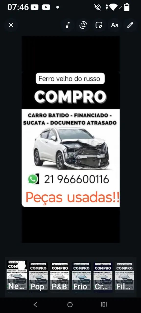 Ferro velho  auto peças mecânica 
