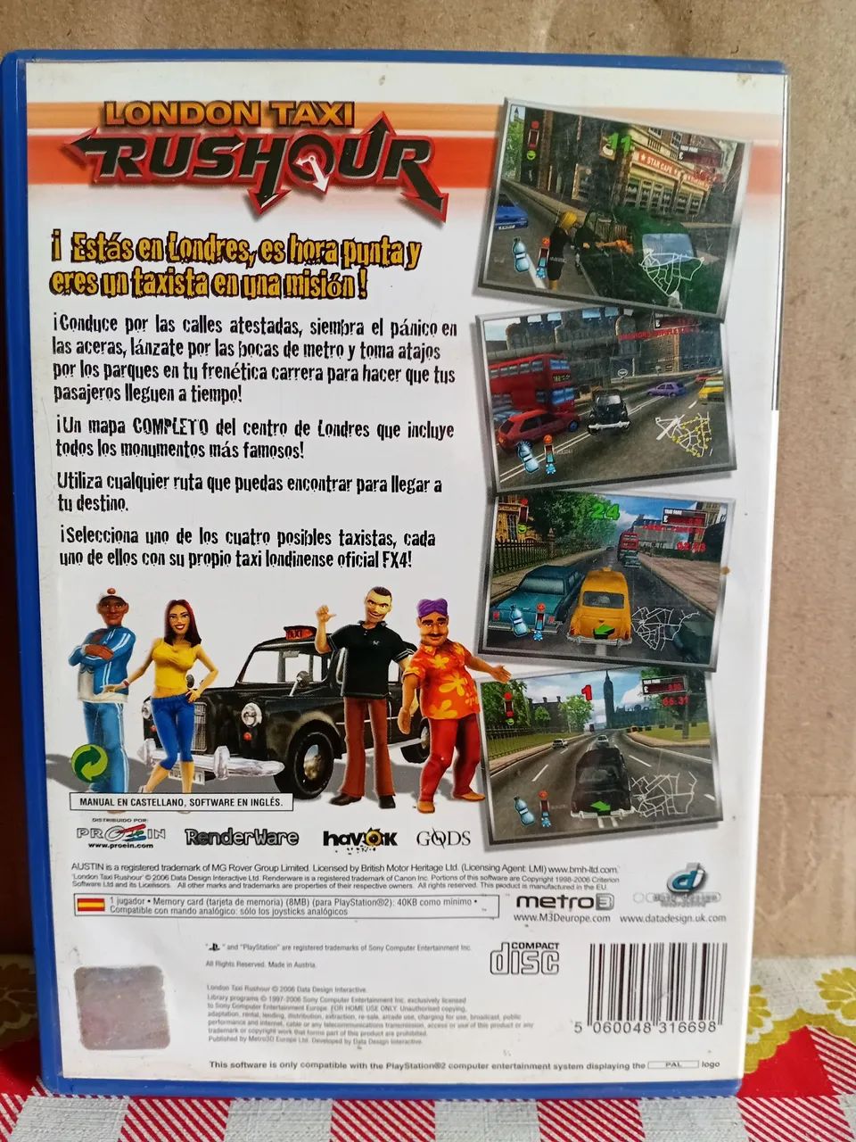 London Taxi: Rush Hour PlayStation 2 original  - Foto 4