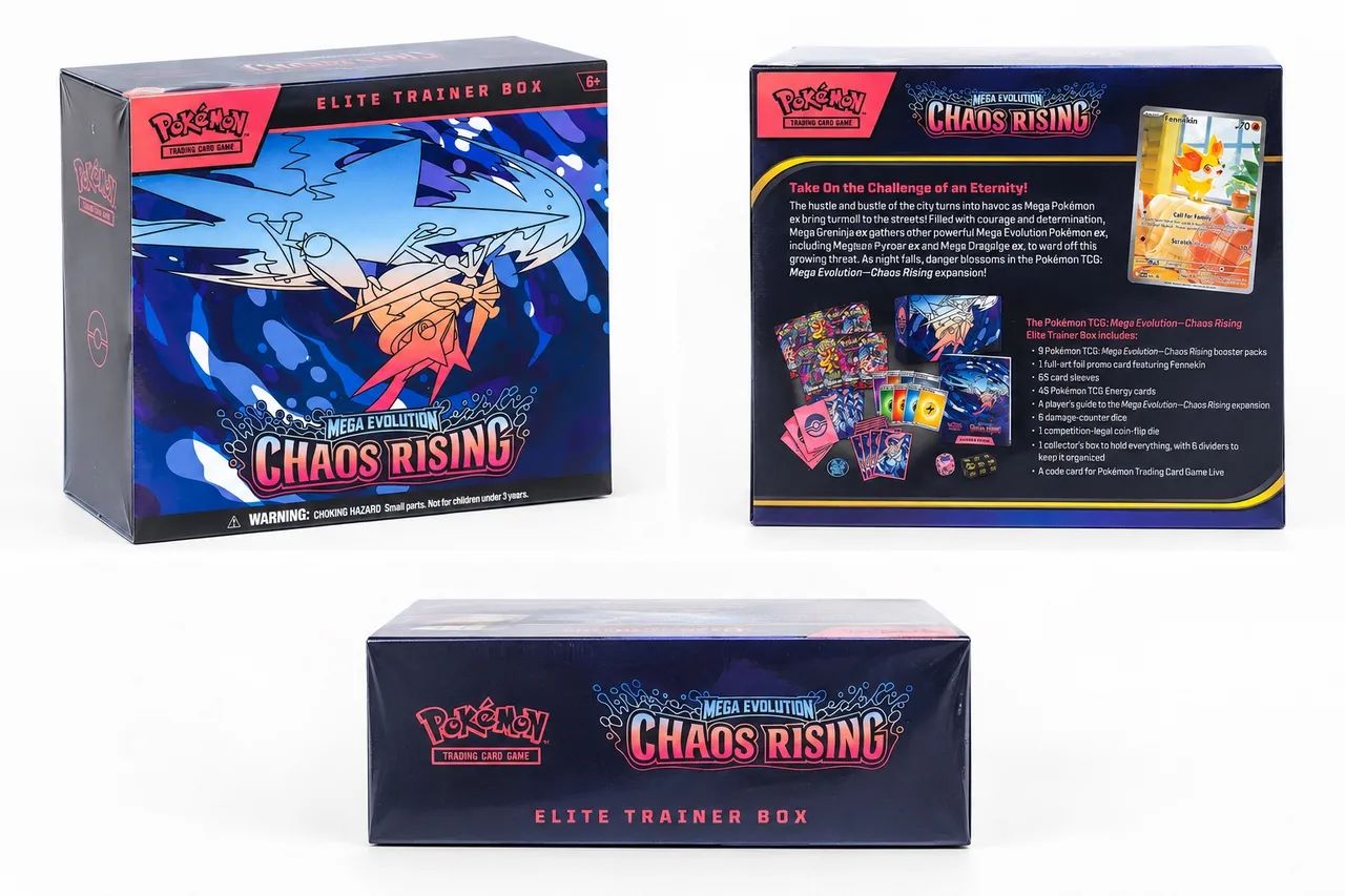 ETB Elite Trainer Box - Chaos Rising - Caos Ascendente (ING