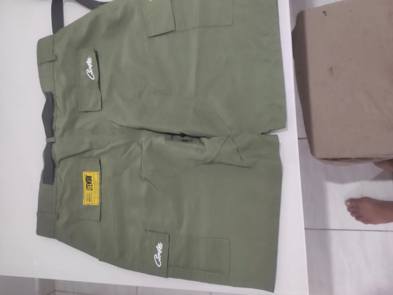 Bermuda Cortez Verde Oliva - Foto 2