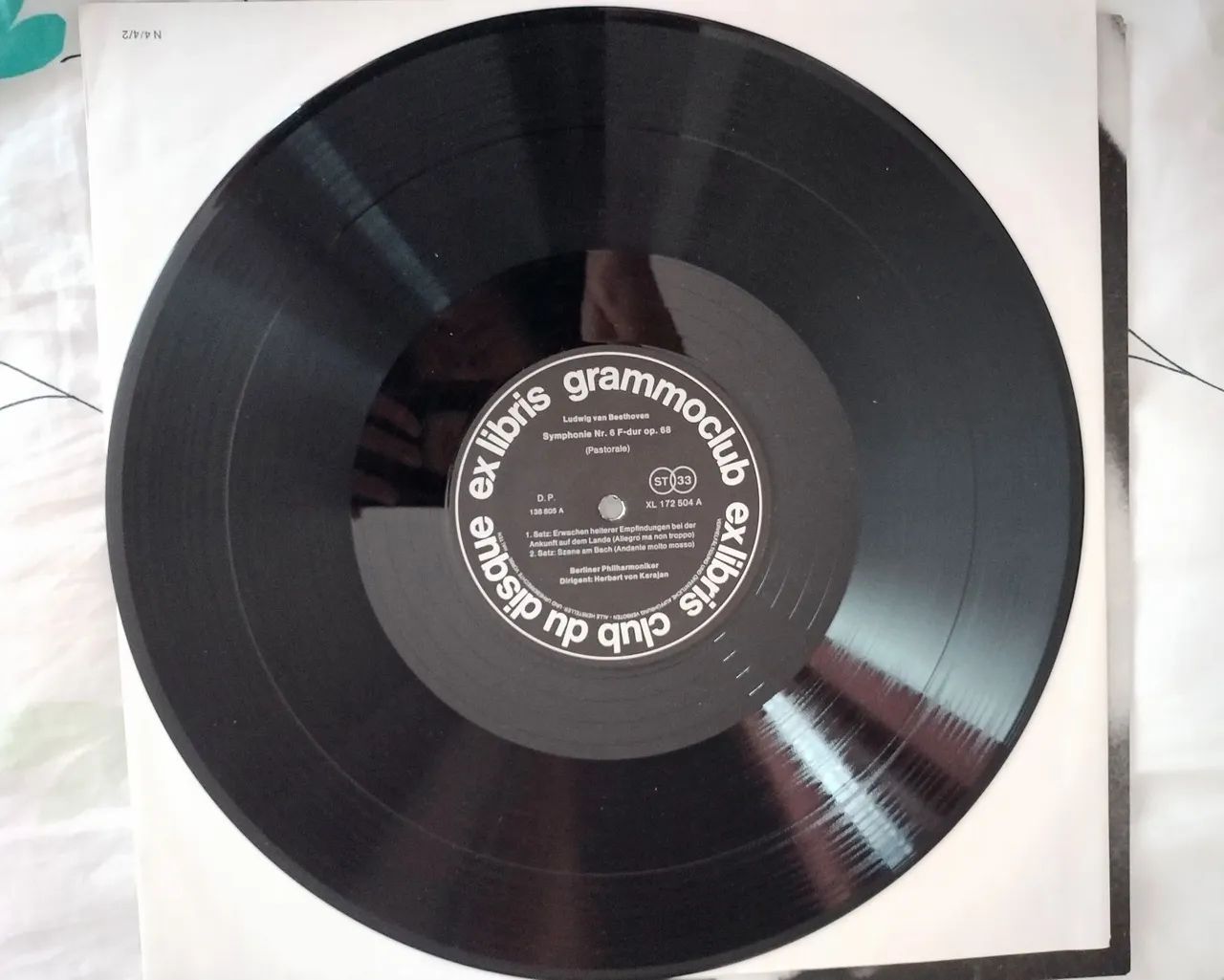 Vinil Sinfonia n°6 de Beethoven Regência Karajan - Foto 5