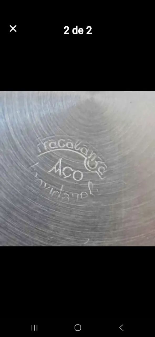 Linda leiteira inoxidável vintage - Foto 2