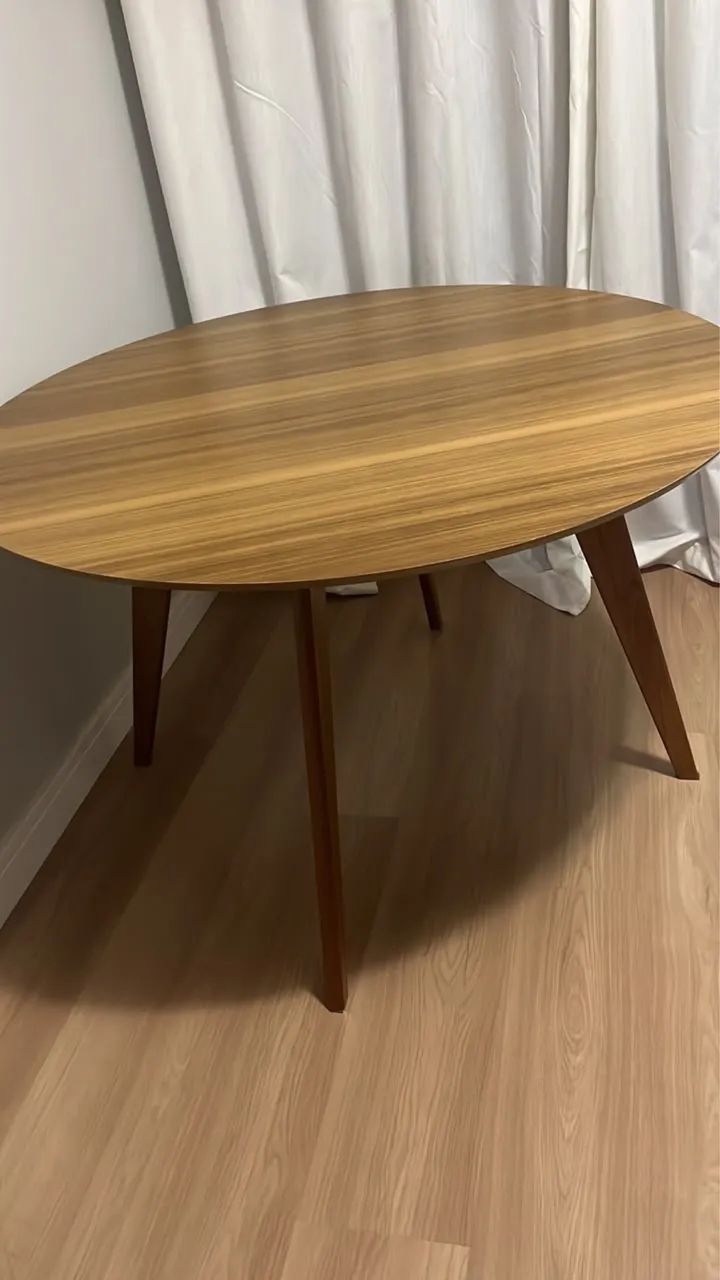 Mesa madeira MDF 1.20m de diâmetro  - Foto 2