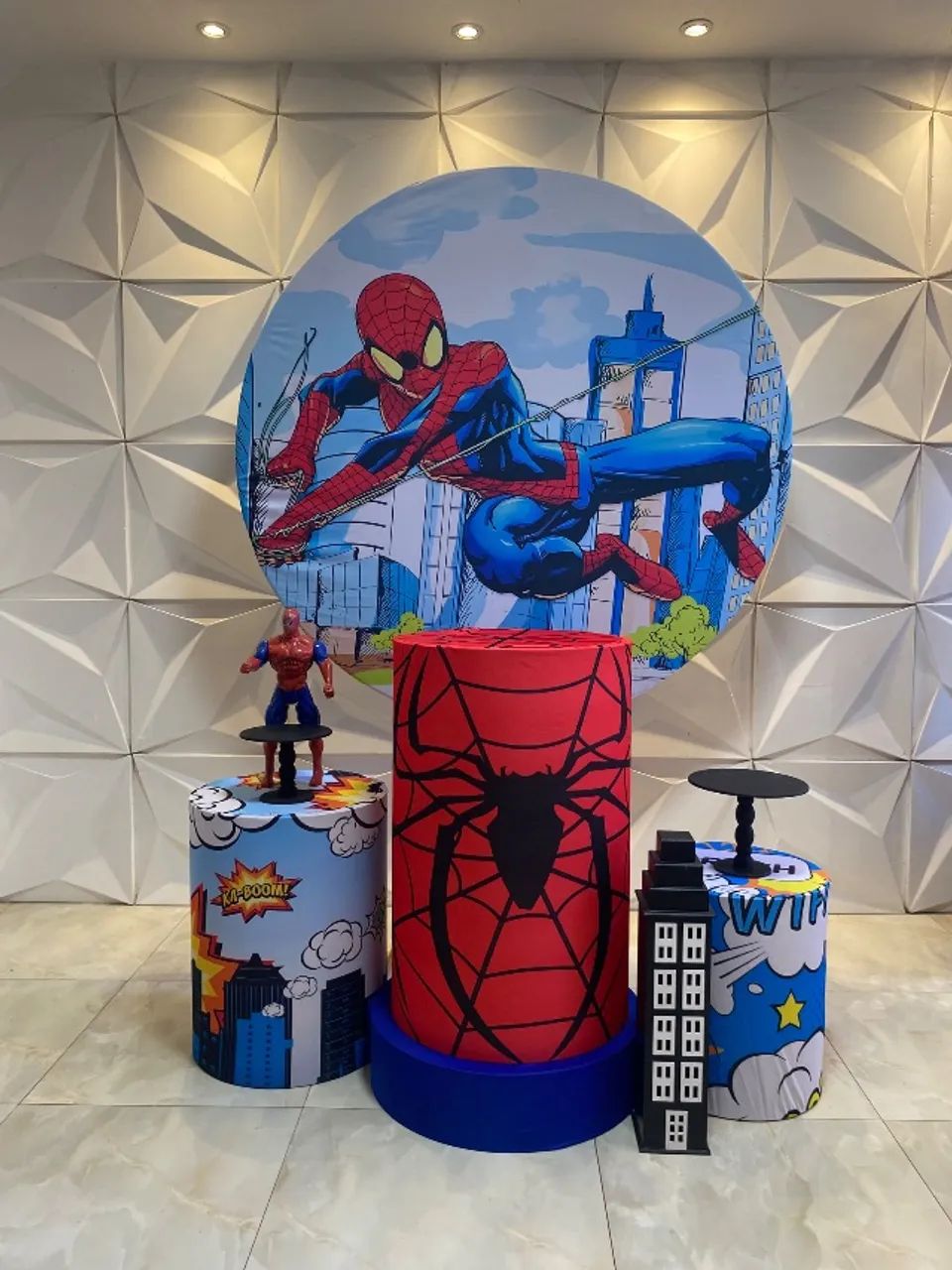 Pegue e Monte Festa Homem Aranha