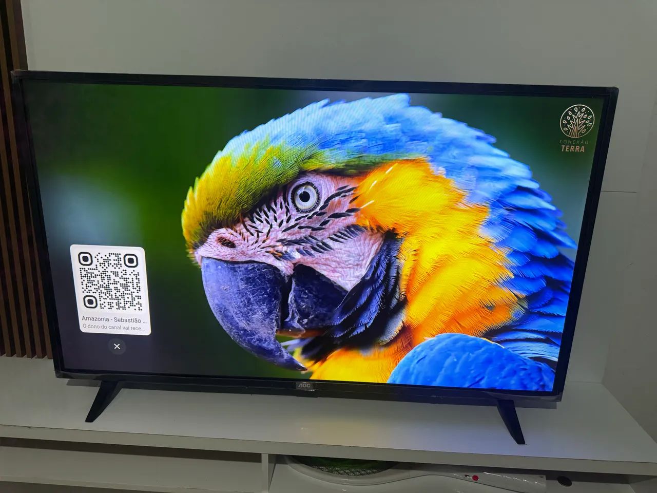 Tv led 32 polegadas rokutv aoc Smartv Wi-Fi YouTube Netflix super moderna sem detalhes  - Foto 3