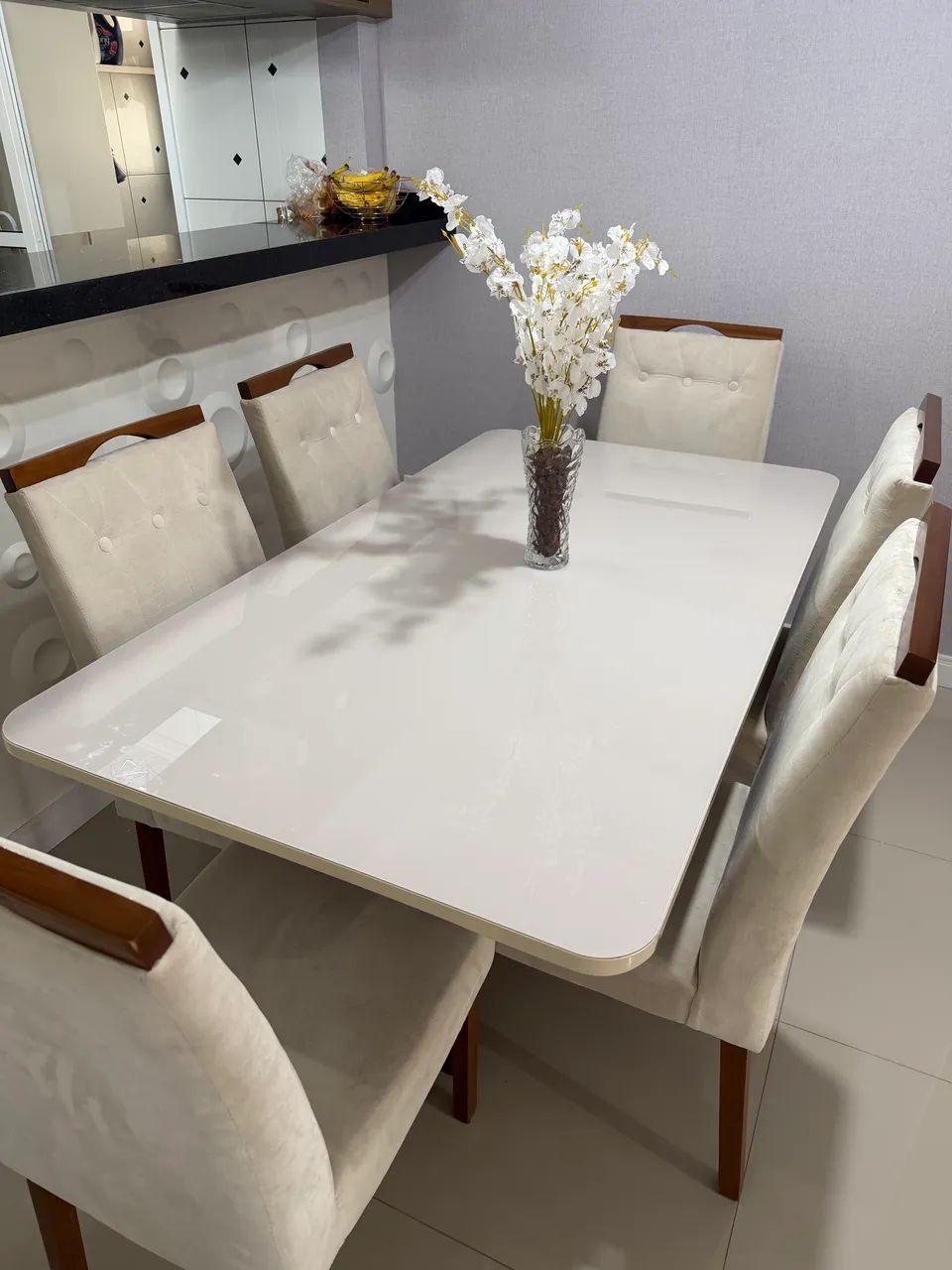 Mesa e 6 cadeiras - Foto 3