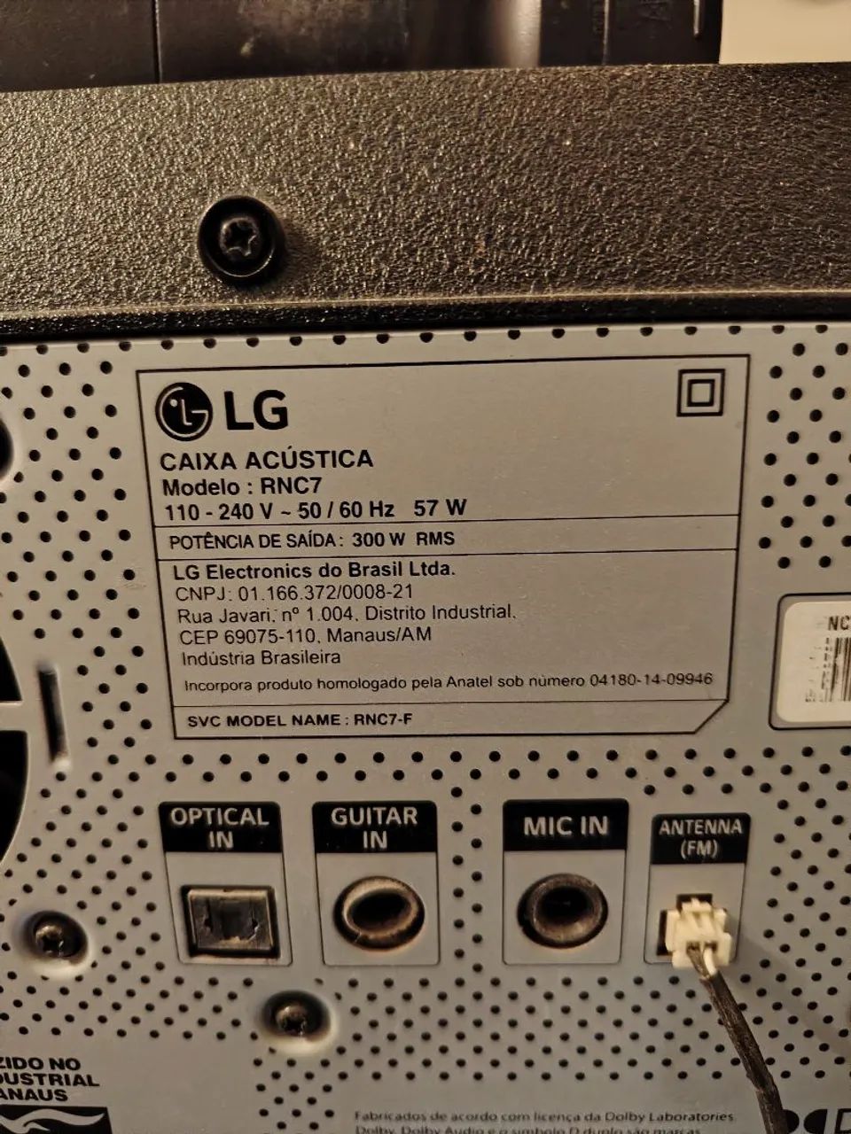 Caixa lg rn7 1000W  - Foto 2