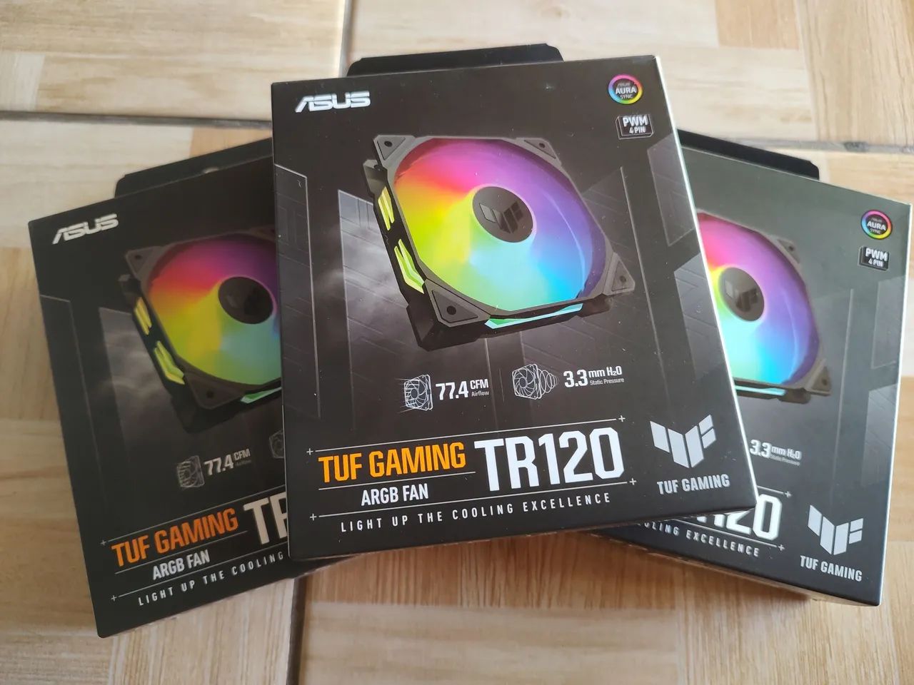 Kit-Cooler Ventoinha Asus Tuf TR120 argb