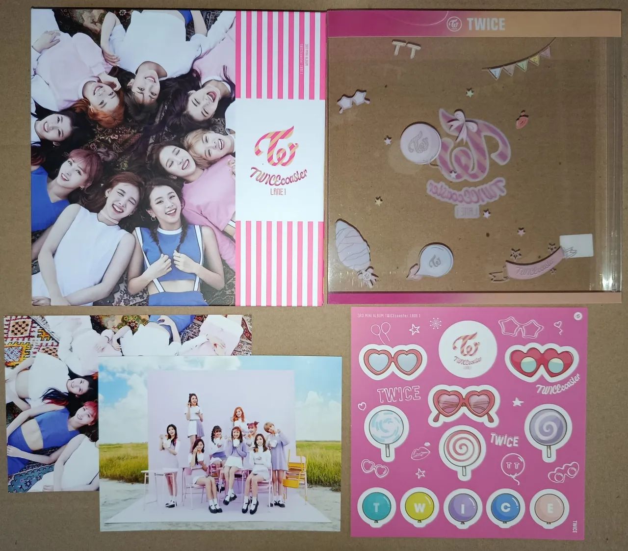 Twice album Twicecoaster lane 2 Apricot e Magenta original oficial