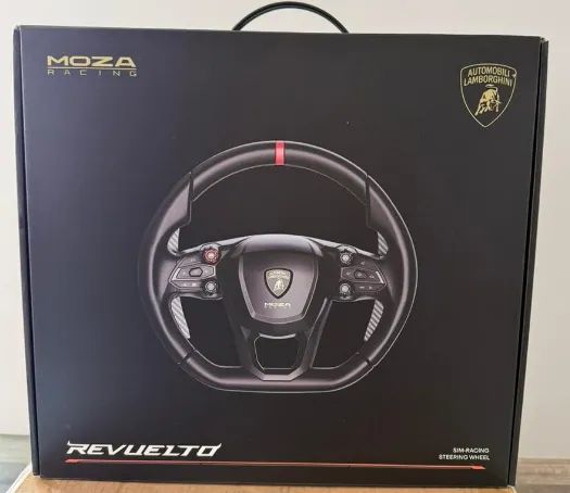 MOZA Lamborghini Revuelto - Volante Oficial Lamborghini | NOVO E LACRADO
