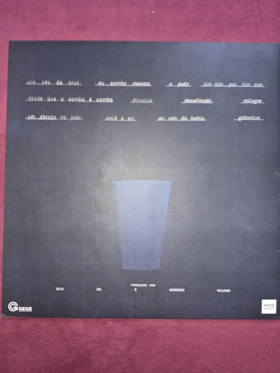 Disco de Vinil Gilberto Gil Samba, Noize Record - Foto 2