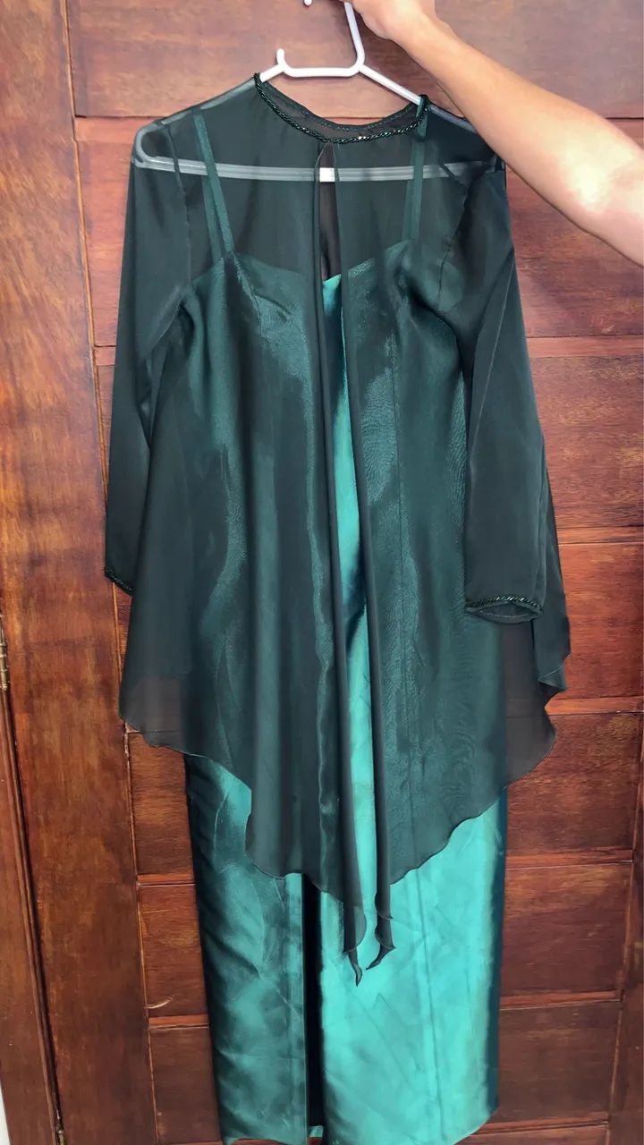 Vestido de festa verde - Foto 5
