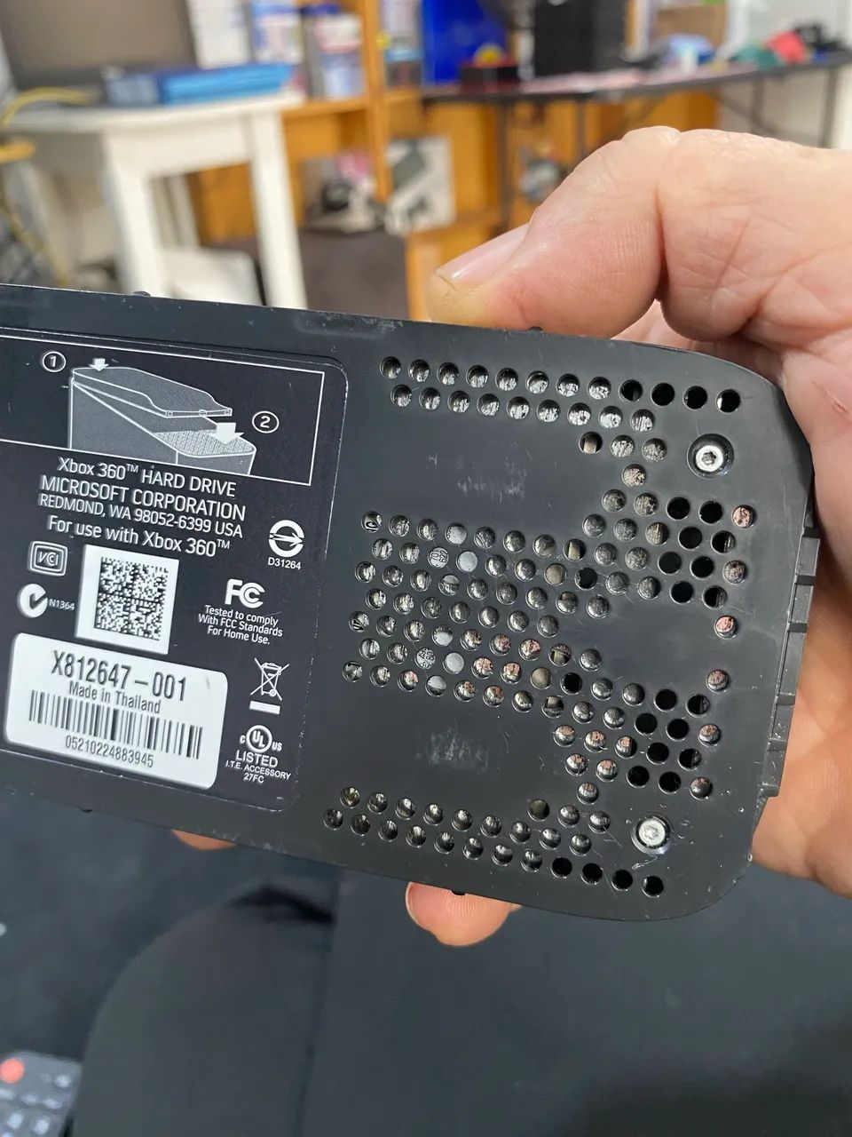 HD Hard Drive 120GB Original Microsoft para Xbox 360 (Modelo Fat