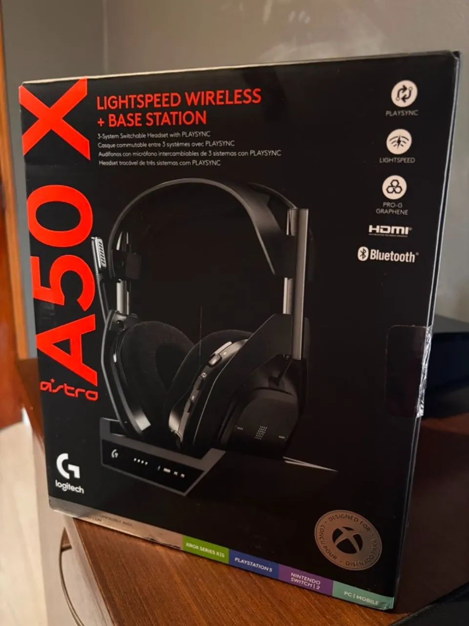 Headset Logitech Astro A50X - Lacrado