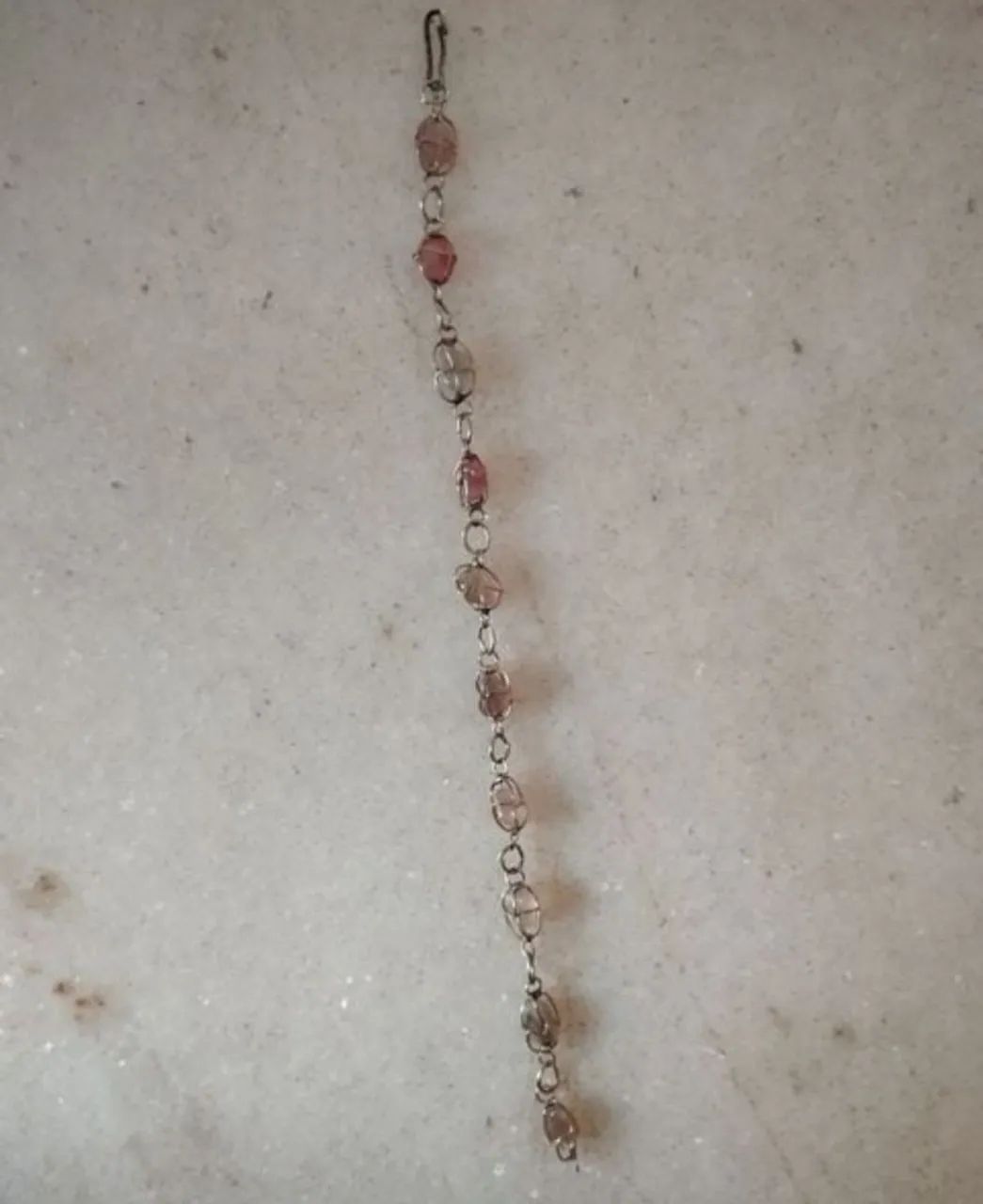 Conjunto de pulseira e brincos de pedras naturais  - Foto 4