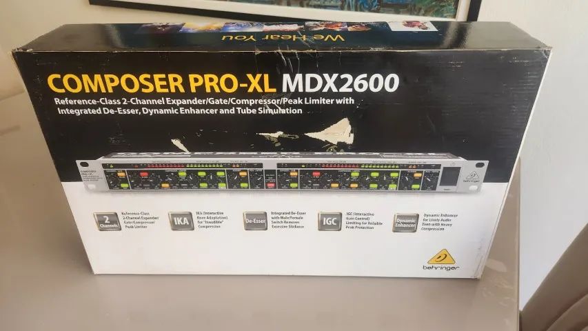 Compressor Behringer MDX 2600 - Foto 2