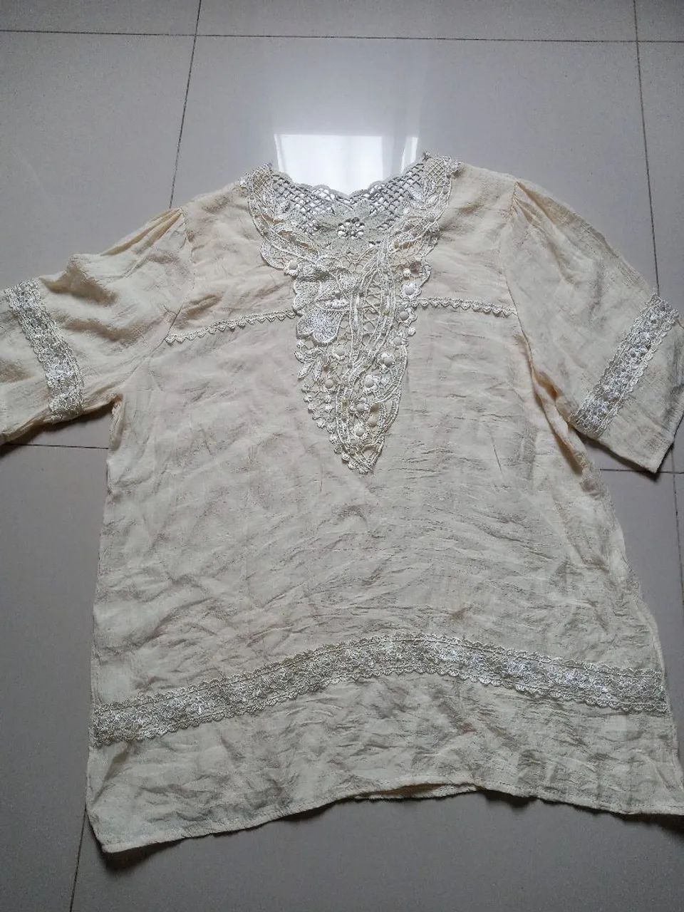 Camisa tipo bata