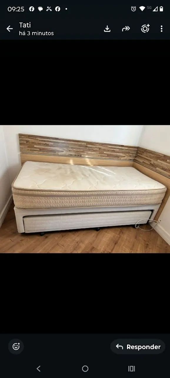 Cama bicama solteiro com 2 colchões  - Foto 3